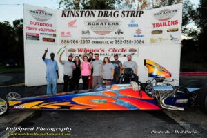 David Brown puts his Race Tech in the Winners Circle