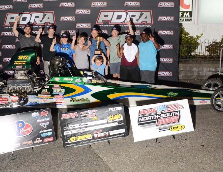 Marty Martin Wins PDRA Top Dragster at Maryland International Raceway
