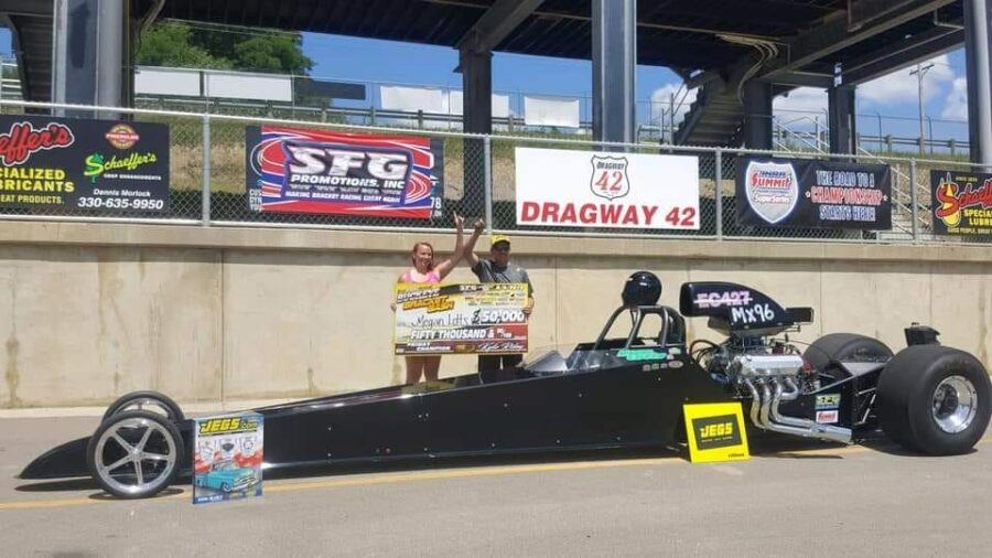 Megan Lotts wins big at Dragway 42