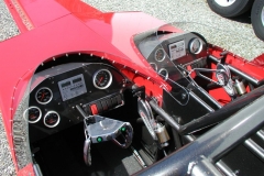 Cockpit of Red 2 Seater Dragster from Race Tech