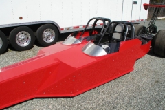 Red 2 Seater Dragster from Race Tech