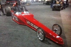Red 2 Seater Dragster from Race Tech
